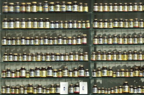 Featured: organized supplement bottles