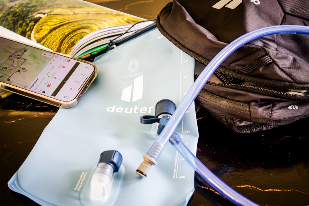 Hydration bladder and water bottle for outdoor fitness