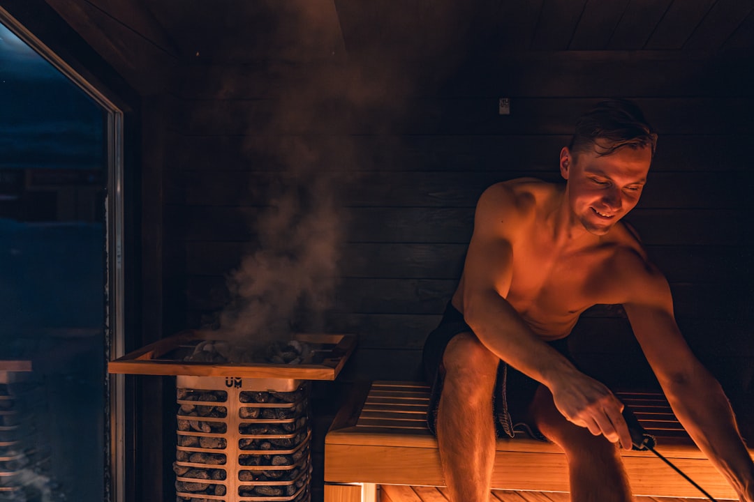 Smart infrared sauna with AI controlled heat therapy programming