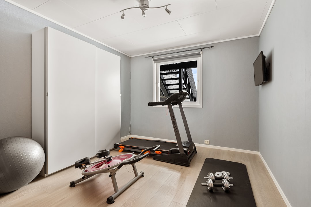 Smart home gym equipment display