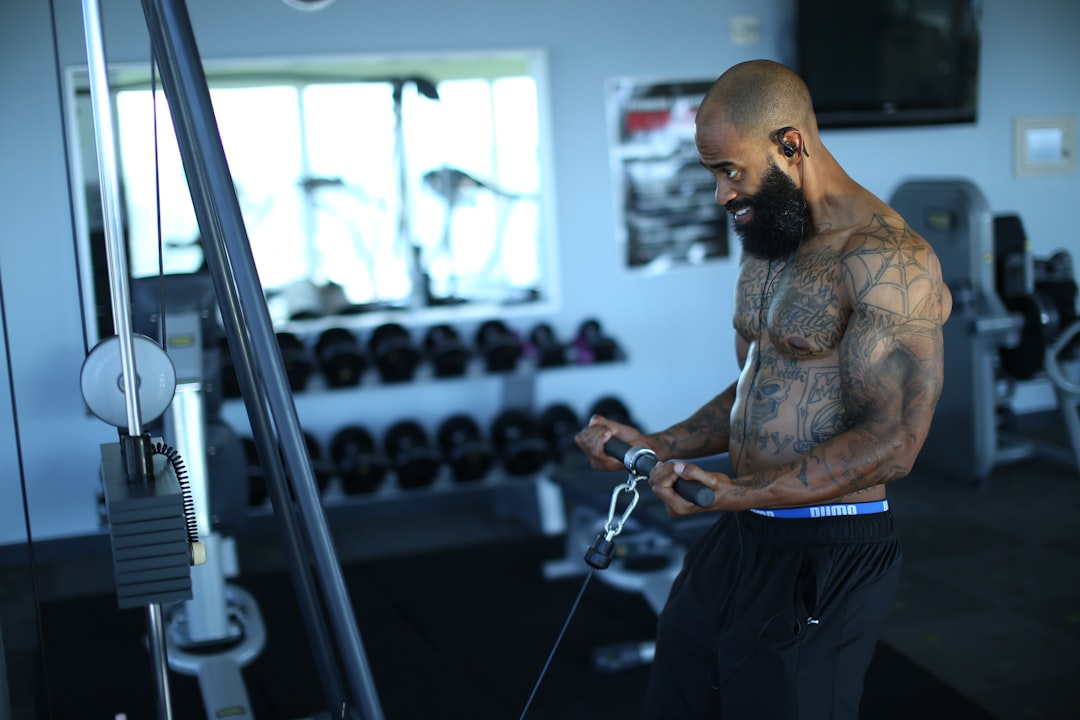 Cable machine workout station