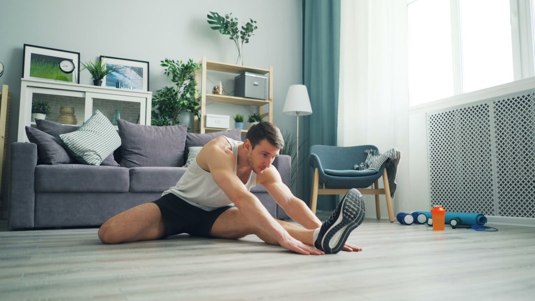 Home recovery stretching workout routine