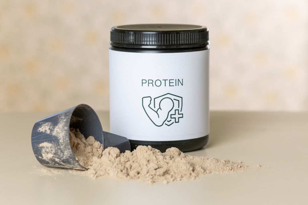 Protein shaker bottle for fitness