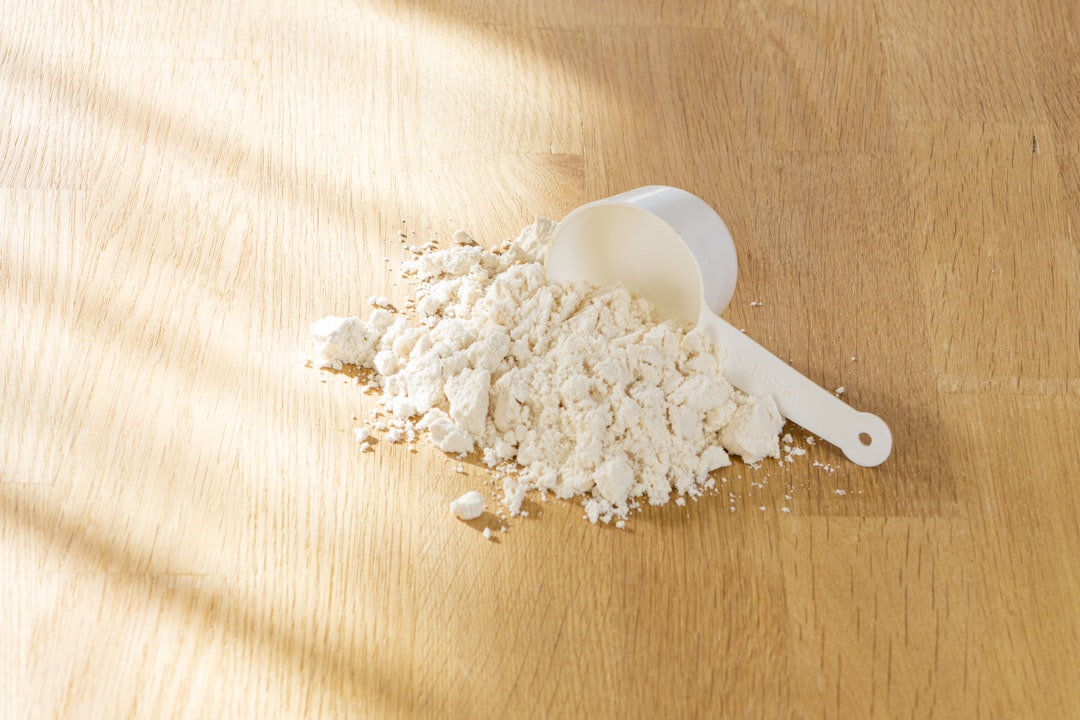 Protein powder scoop for fitness nutrition