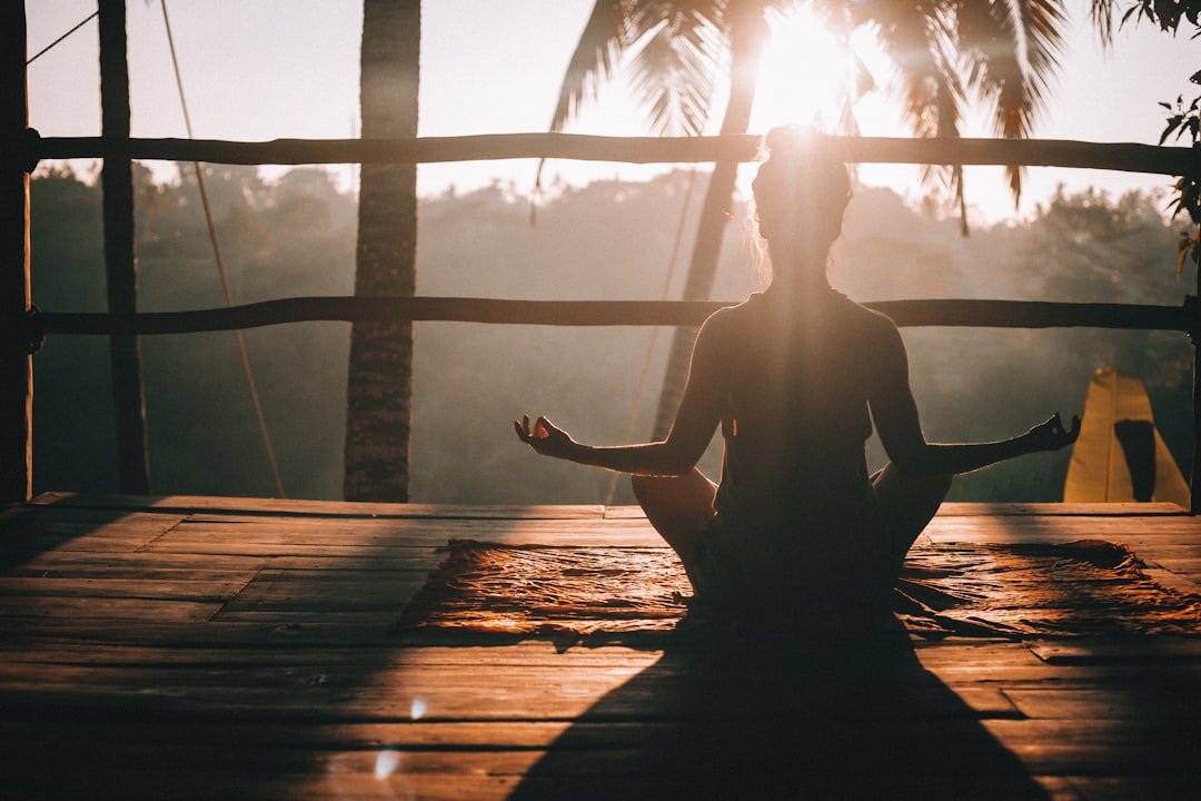 Evening relaxation and self-care wellness routine