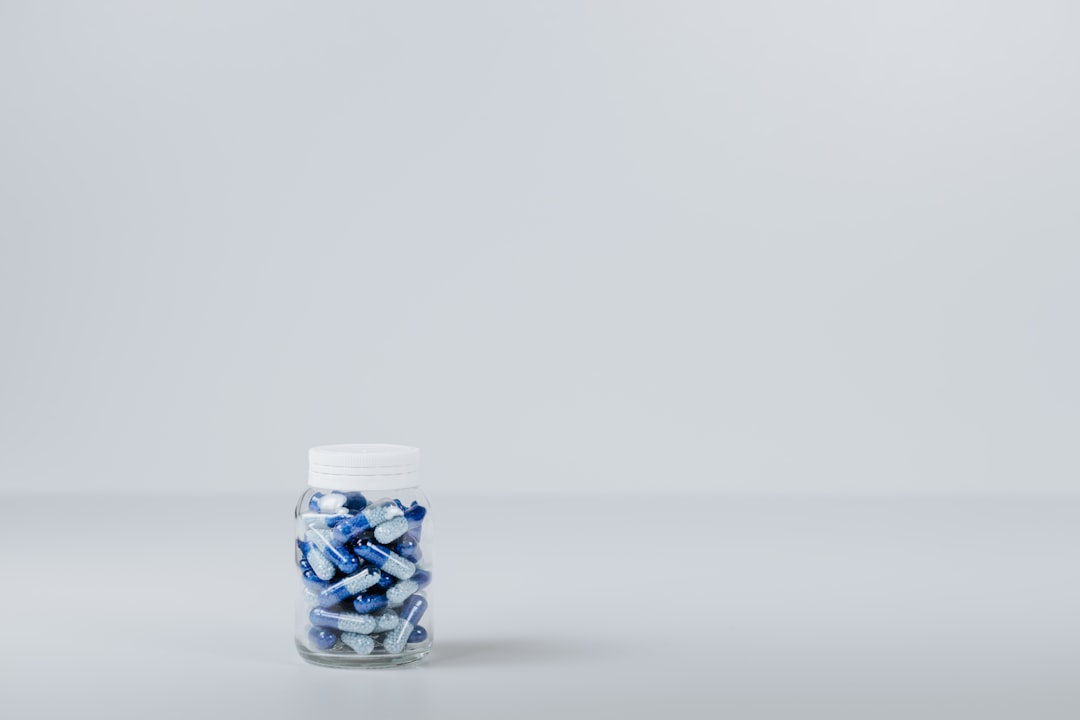 Digestive enzyme supplement bottle on a clean wellness backdrop