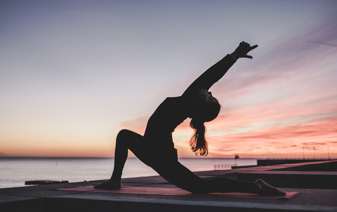 Morning stretching and wellness routine