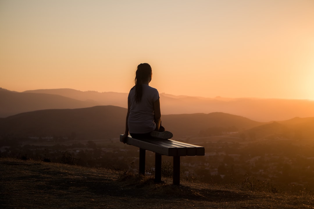 Peaceful meditation scene with calm breathing practice for wellness