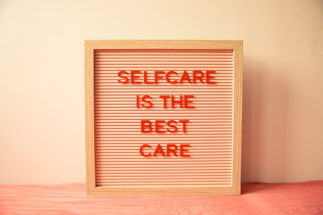 Peaceful wellness recovery and self-care scene