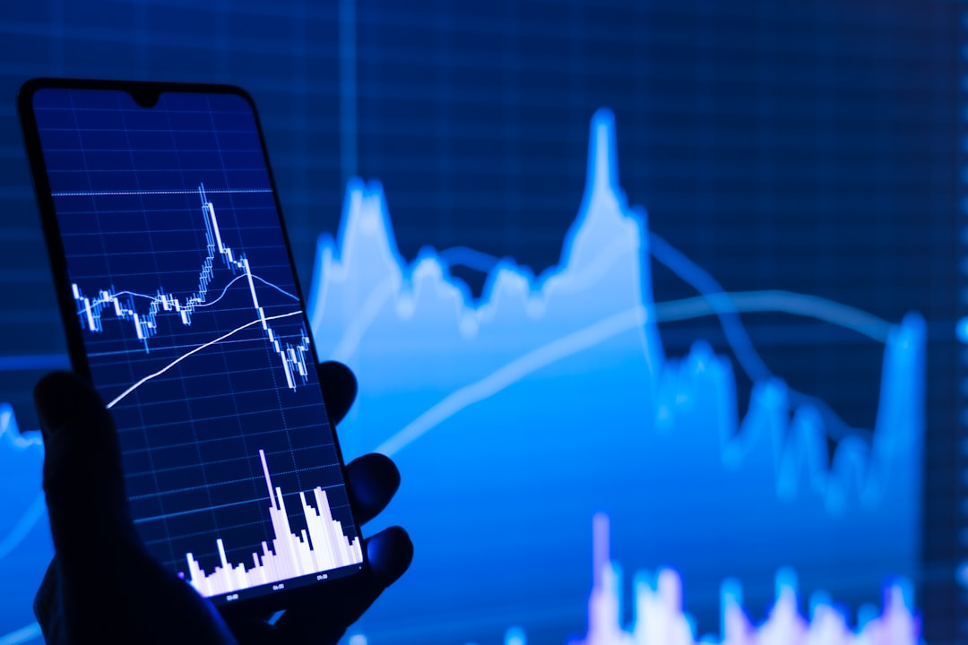 Health data visualization charts on smartphone screen
