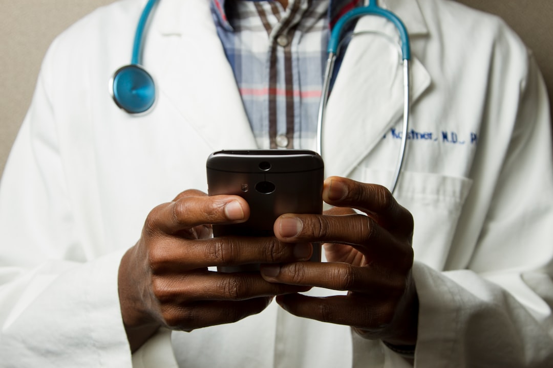 Smartphone displaying health metrics and data