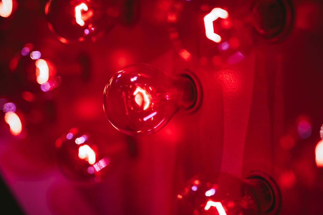 Red light therapy panel emitting therapeutic wavelengths