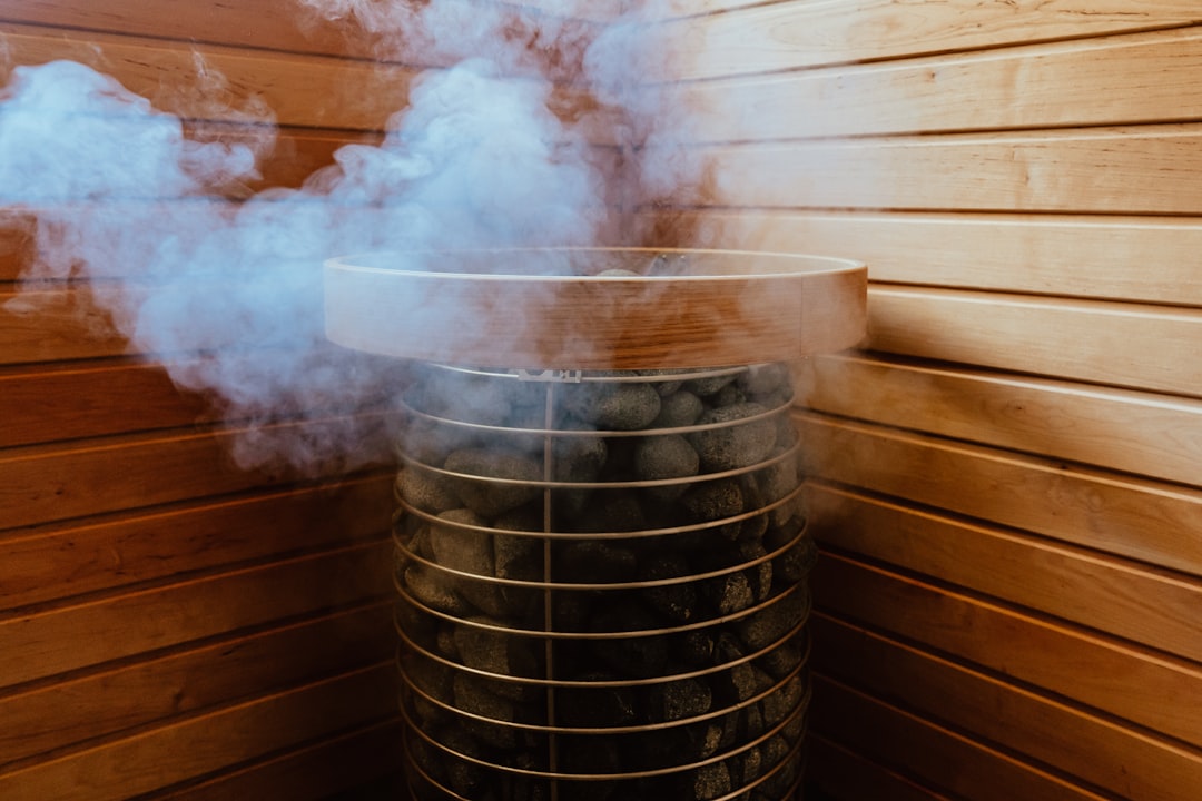 Portable sauna setup for at-home recovery
