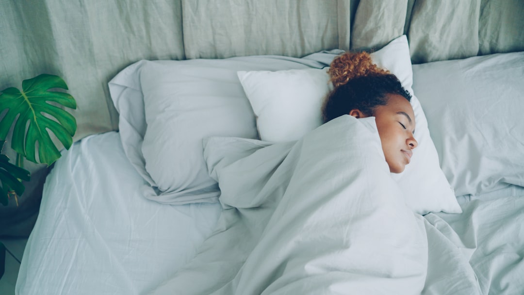 Peaceful bedroom scene with soft natural light