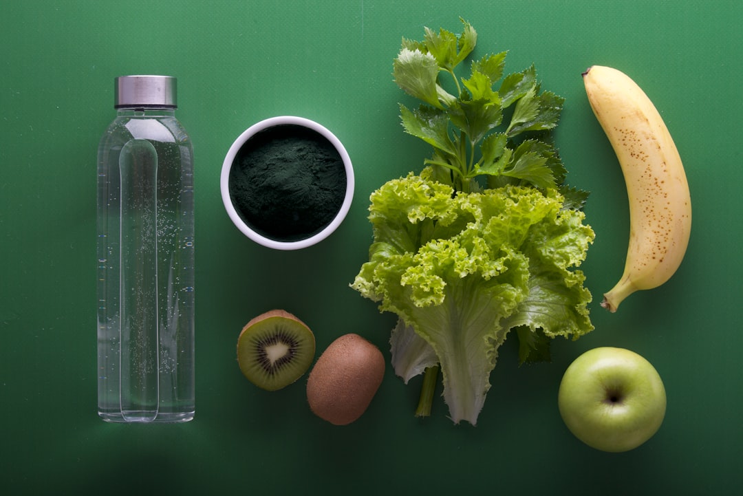 Organized supplement routine with healthy lifestyle essentials