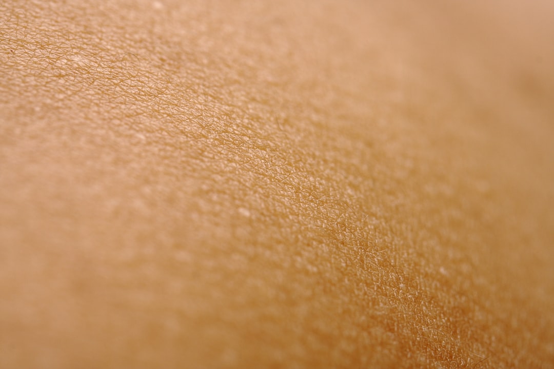 Glowing healthy skin closeup portrait
