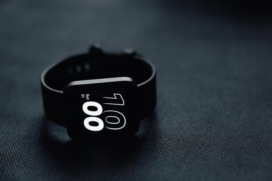 Sleep tracking watch resting on a nightstand overnight