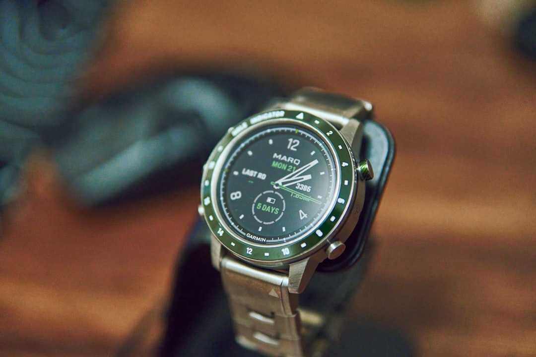 Sports watch displaying workout statistics after a training session