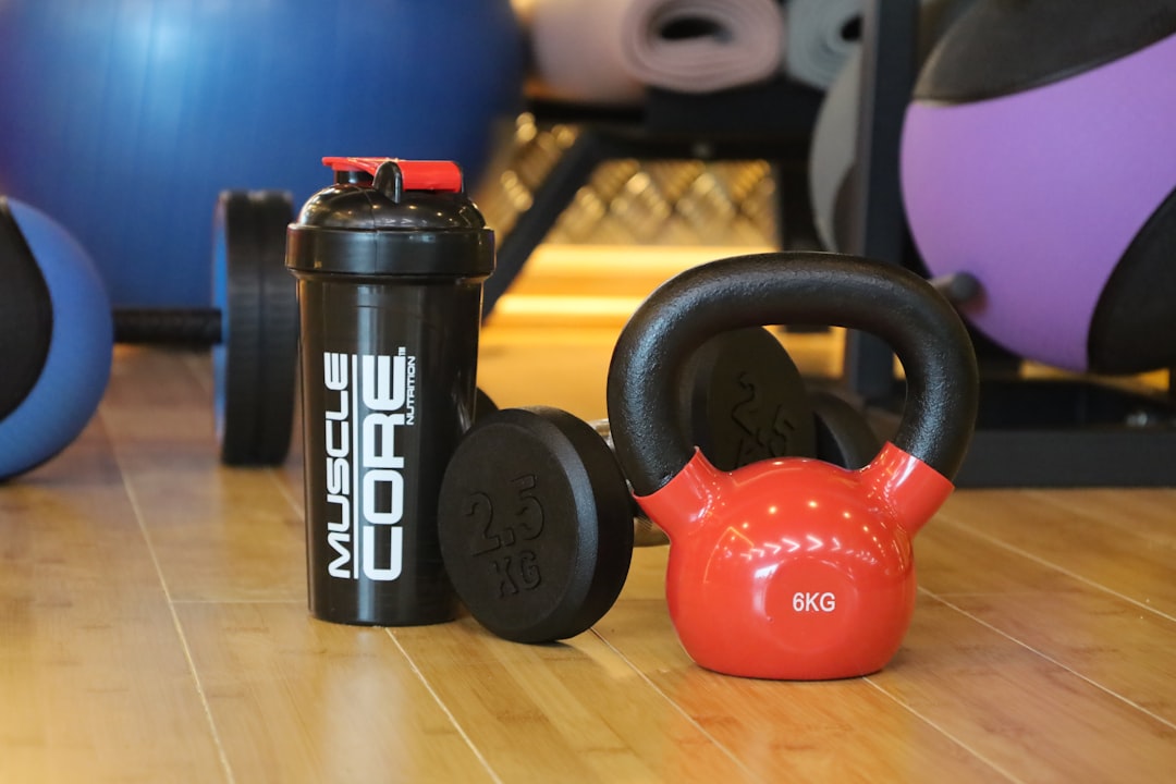 Shaker bottle ready for pre-workout mixing