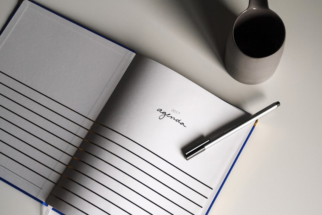 A tracking journal where health numbers are logged by hand