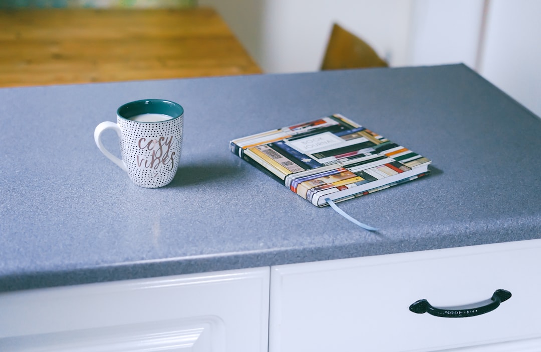 A quiet morning kitchen counter before the daily weigh-in routine