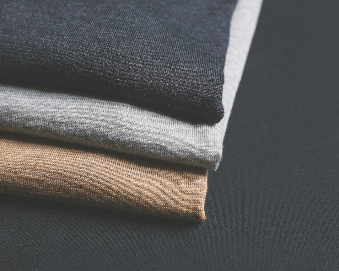 Stack of thermal merino base layer fabrics
