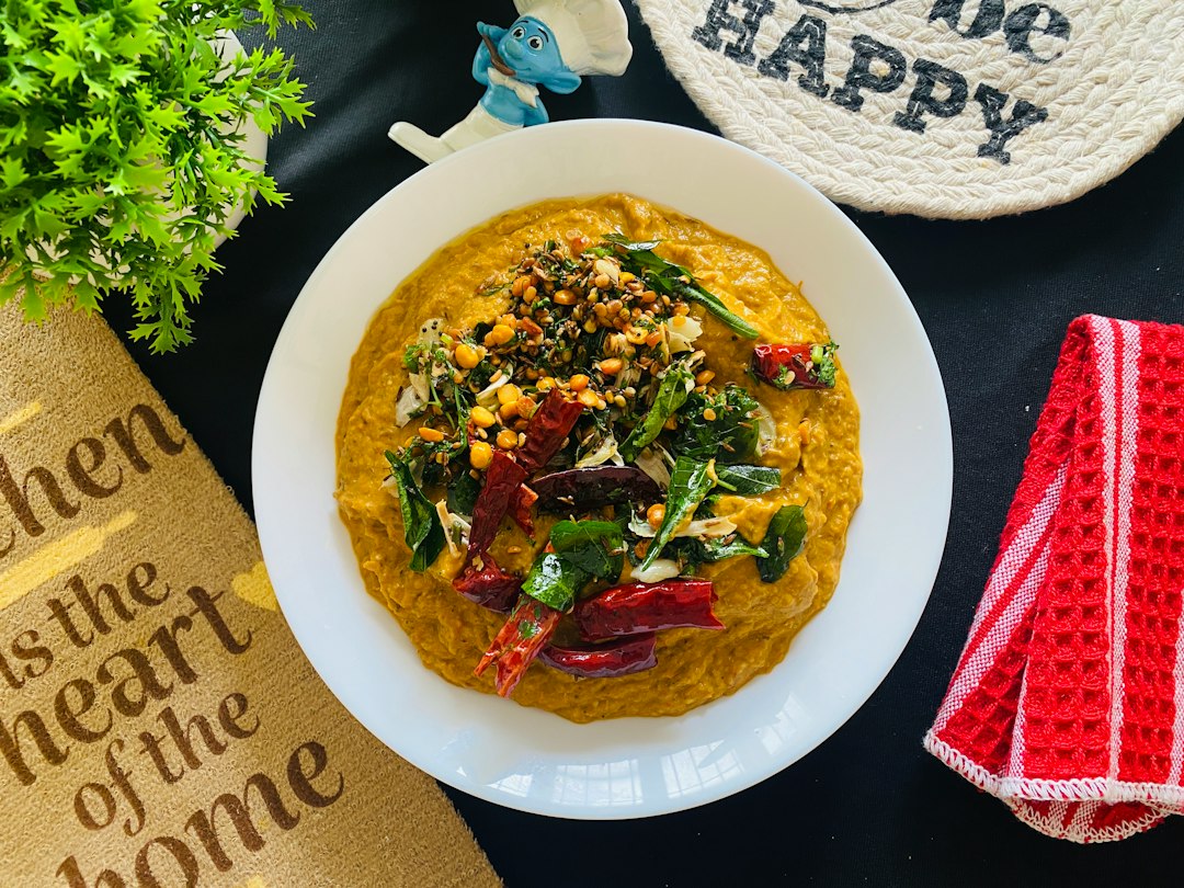 A bowl of lentils and spinach, plant-based iron sources